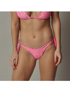 Yv Fitness Dámské plavky Leopard Pink - spodní díl bikin