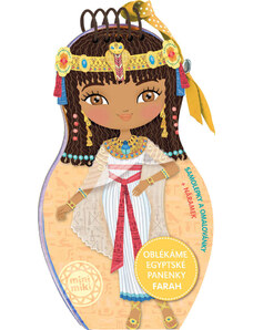 BAAGL Oblékáme egyptské panenky FARAH - Omalovánky