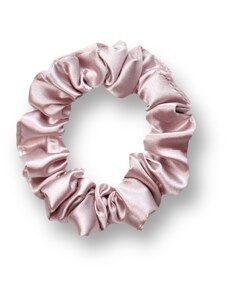 MURU Úzká scrunchie gumička - Pudrově růžová