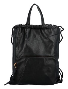 L&H Praktický koženkový vak na záda Roman, bílá