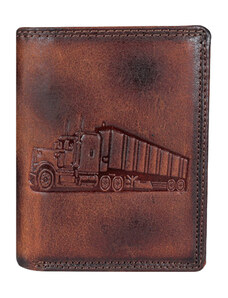 Lozano Luxusní kožená peněženka Kamion 933