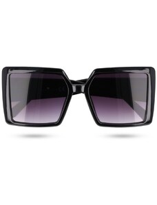 Sunmania Černé oversized dámské sluneční brýle „Beauty"