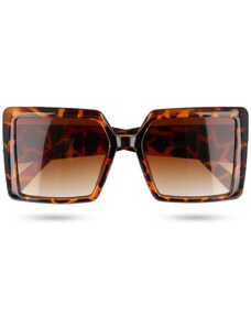 Sunmania Hnědo-černé oversized dámské brýle „Beauty"