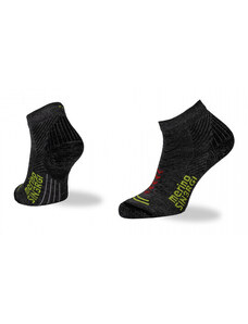 TEKO Nízké běžecké MERINO ponožky eco RUN 2.0 ENDURO, tmavě šedé