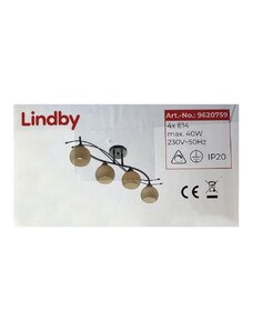 Lindby Lindby - Bodové svítidlo LEANDA 4xE14/40W/230V LW1199