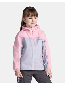 Dívčí softshellová bunda Kilpi RAVIA-J světle růžová