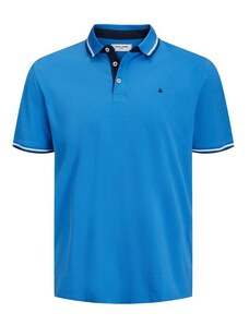 Jack & jones, tričko polo z čisté bavlny ultramarín