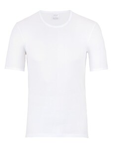Schiesser, tričko pod košili s jemným žebrováním bílá
