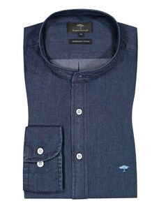 Fynch-hatton, džínová košile s úzkým stojáčkem modrá