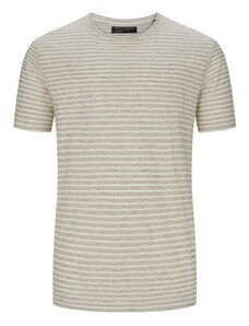 Marc o'polo, tričko z žerzejového materiálu s proužkovaným vzorem béžová