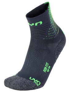 Pánské běžecké ponožky UYN Man Run Fit Socks Green Lime