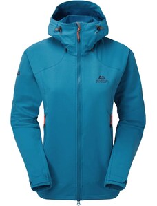 Dámská softshellová bunda Mountain Equipment Frontier Hooded Jacket Alto Blue