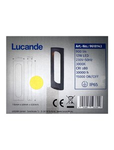 Lucande Lucande - LED Venkovní lampa FENTI LED/12W/230V IP65 LW0957