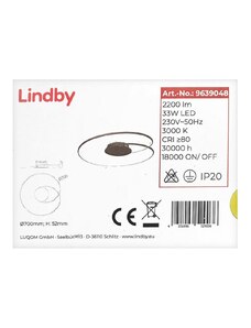 Lindby Lindby - LED Stropní svítidlo JOLINE LED/33W/230V LW0273