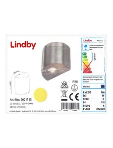 Lindby Lindby - LED Nástěnné svítidlo LAREEN 2xLED/3W/230V LW0274