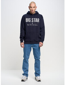 Mikina s kapucí Big Star Man 154553 modrá-403