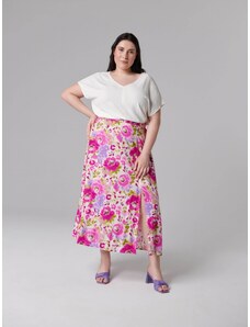 Sinsay - Midi sukně s rozparkem - vícebarevná