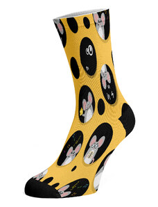 Walkee dětské ponožky - Myšky v Sýru Barva: Žlutá, Velikost: 31-35
