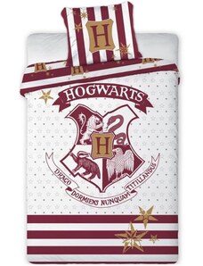 Faro Bavlněné ložní povlečení Harry Potter - motiv erb Hogwarts - 100% bavlna - 70 x 90 cm + 140 x 200 cm