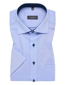 Košile Eterna Comfort Fit "Pinpoint " s krátkým rukávem - modrá 8100K137_12