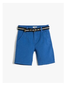 Koton Chino Shorts With Belt Detailed Pocket Cotton Cotton
