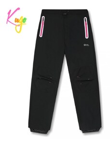 Dívčí nezateplené funkční softshellové kalhoty KUGO HK1981 - růžové