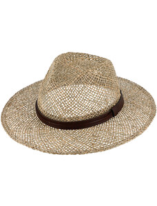 Slaměný klobouk z mořské trávy Fiebig - Fedora