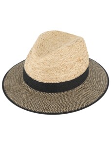 Letní crushable fedora klobouk od Fiebig - Traveller Raffia