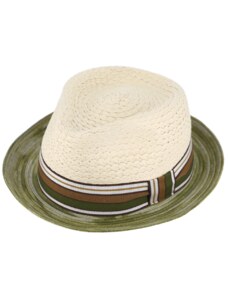 Letní zelený klobouk Trilby od Fiebig - Trilby Prayer