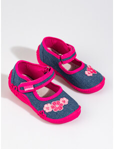 Slippers for girl Viggami Bear Jeans pink