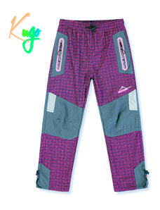 Dívčí outdoorové kalhoty KUGO G9781 - růžové