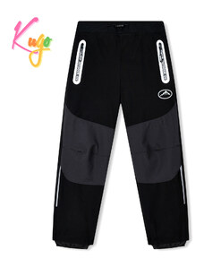 Dívčí / chlapecké nezateplené funkční softshellové kalhoty KUGO HK3113 - černé