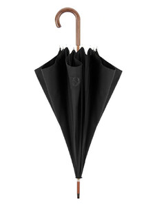 RSQ1912 Embroid luxusní pánský holový deštník s dřevěnou rukojetí