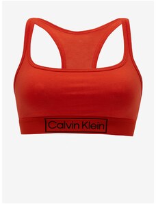 Cihlová dámská podprsenka Calvin Klein Underwear Reimagined Heritage - Dámské