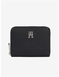 Černá dámská peněženka Tommy Hilfiger Emblem Med ZA - Dámské