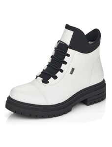 Kotníčková obuv RIEKER Y3163-80 Bílá