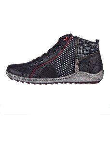 Kotníčková obuv REMONTE R1494-02 Černá