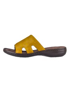 Pantofle RIEKER 60824-68 žlutá