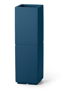 LYXO Květináč Patio Column 27 cm tmavě modrý