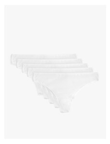 Koton 5-Pack Cotton Cotton Basic Brazilian Briefs