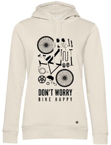 LANIGA Mikina dámská Inspire - Don't worry bike happy