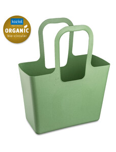 TASCHE XL plážová taška, zásobník, stojan na časopisy a noviny a na hračky Zelená Organic KOZIOL
