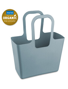 TASCHE XL plážová taška, zásobník, stojan na časopisy a noviny a na hračky Modrá Organic KOZIOL