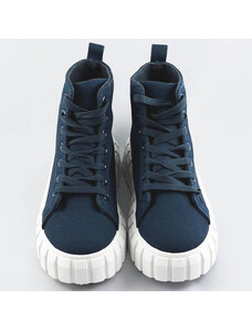 VIA GIULIA Tmavě modré šněrovací boty (XA060)