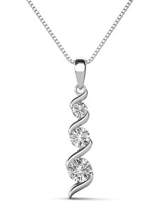 Emporial stříbrný pozlacený náhrdelník MP089