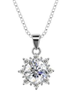 Emporial stříbrný pozlacený náhrdelník MP048