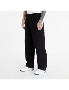 Pánské plátěné kalhoty Carhartt WIP Wide Panel Pant Black Rinsed