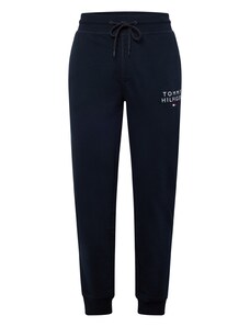 Tommy Hilfiger Underwear Pyžamové kalhoty noční modrá / ohnivá červená / bílá