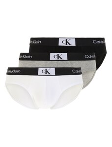 Calvin Klein Underwear Slipy šedý melír / černá / bílá