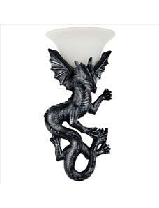 Spiral Nástěnná lampa s drakem Climbing Dragon - POŠKOZENÁ